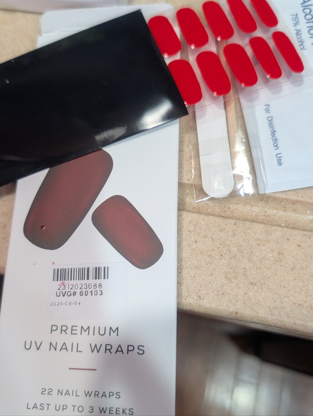 UV Nail Wraps and Various Other Press/Glue On Nails